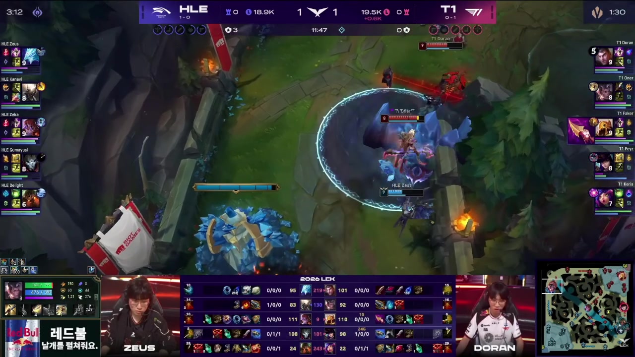 神王的冰鸟？！Oner赵信抓上被反杀，Zeus冰鸟一打二完成单杀