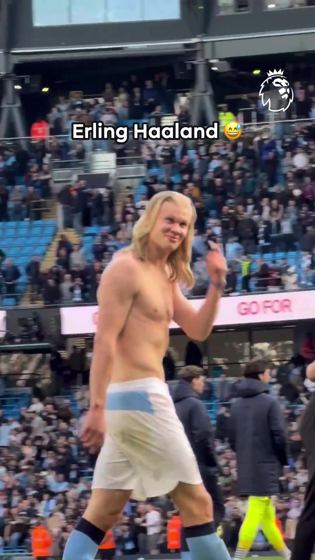 视觉冲击！哈兰德这爆炸身材堪称非人类！