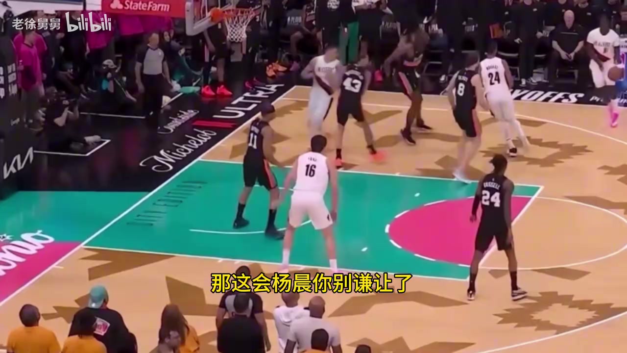 杨瀚森仅登场50秒！徐静雨：没有意义，上场了啥数据没有！