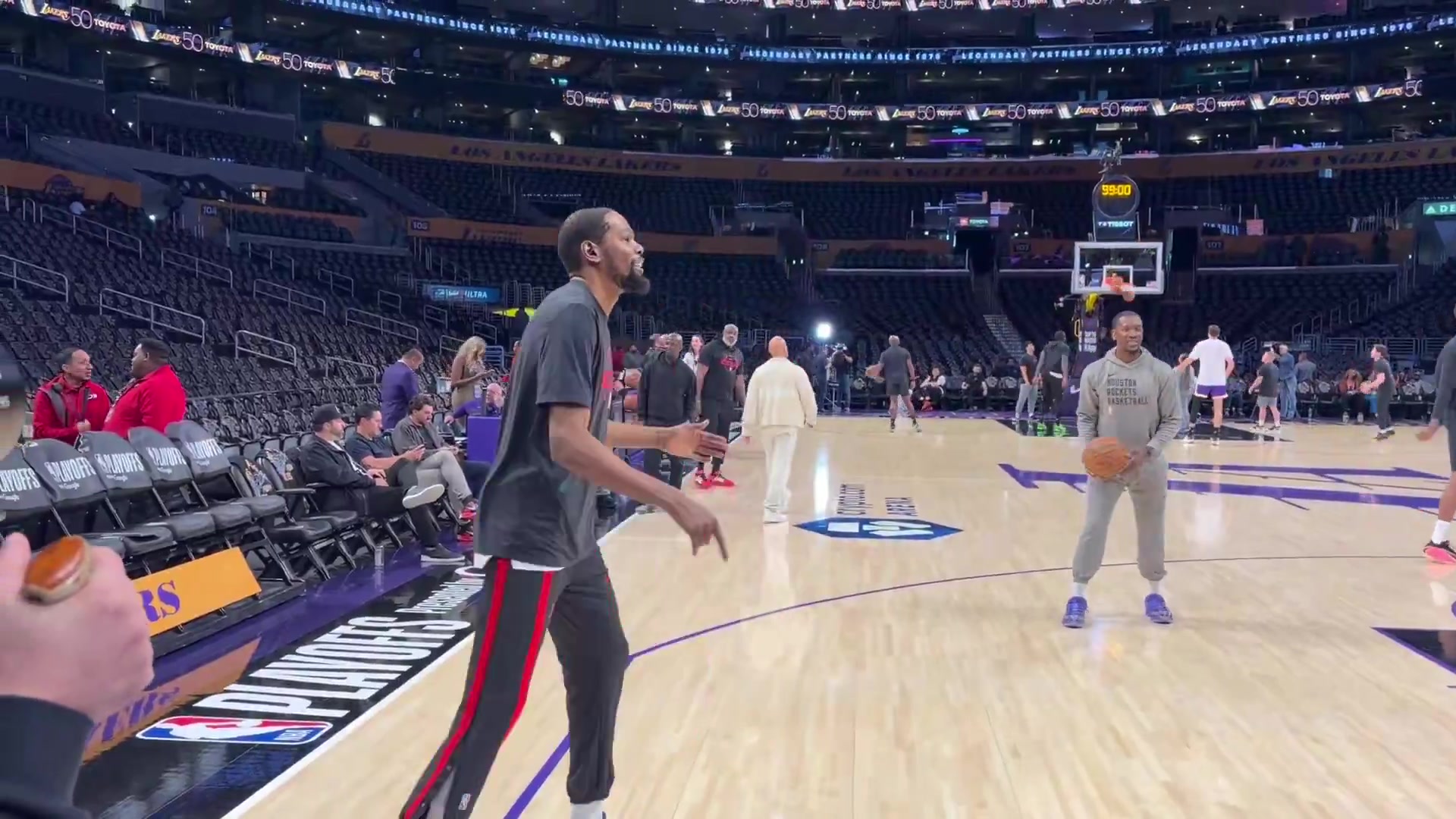 G2关键一战！杜兰特赛前热身训练，这状态看起来还不错