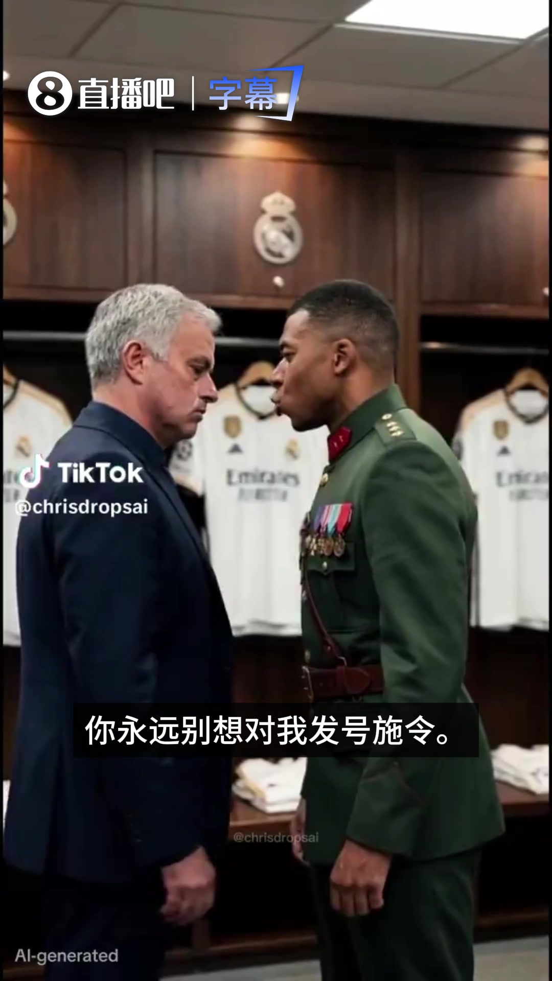 姜还是老的辣！网友用AI整活：穆帅上任皇马新帅后遇到姆巴佩