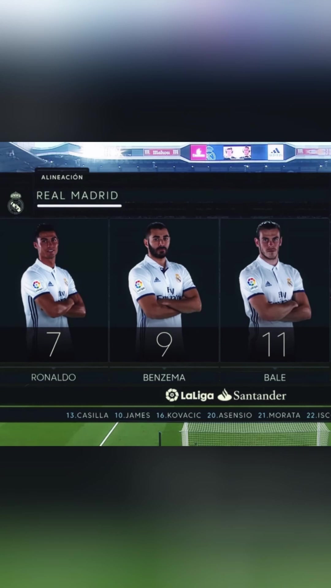 典礼中场+BBC巅峰合体！皇马这套首发是无数球迷的青春！