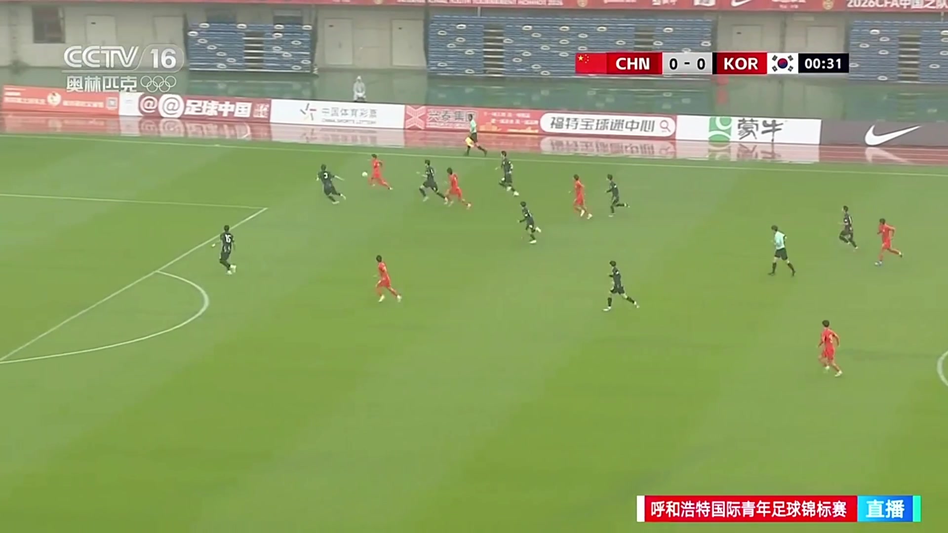 U16男足开场36秒闪击韩国！贺炜感叹：哎呀~韩国队遭一闷棍