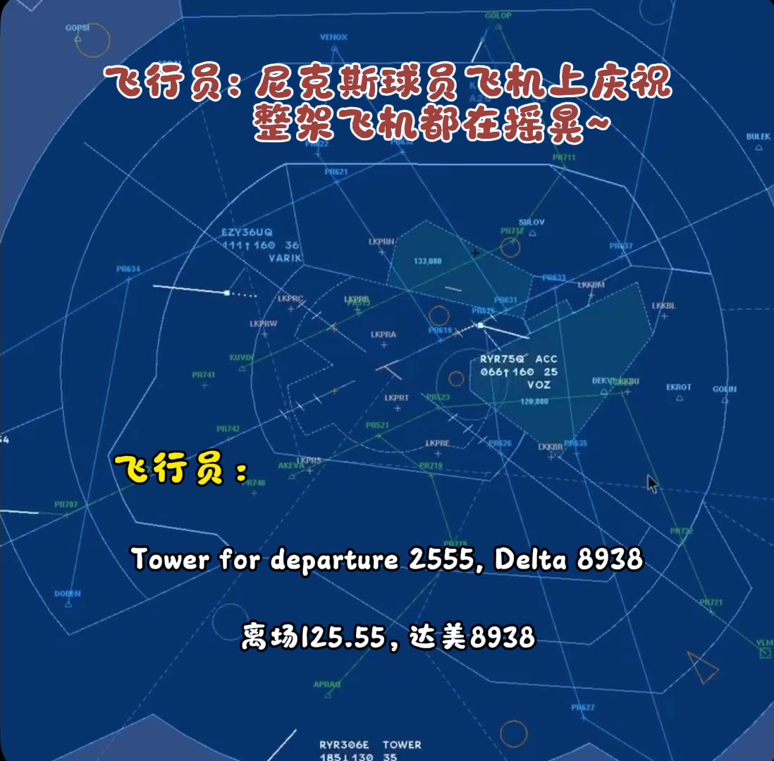 机震尼克斯球员返航纽约途中庆祝 飞行员说整架飞机都在摇晃