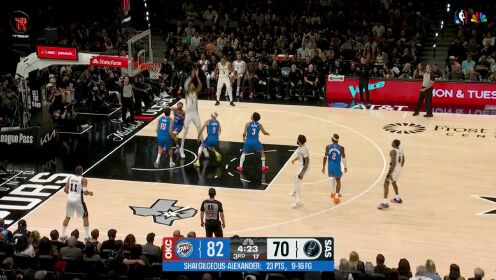2026年10月21日 10月21日NBA常规赛揭幕战 雷霆 - 马刺 精彩镜头