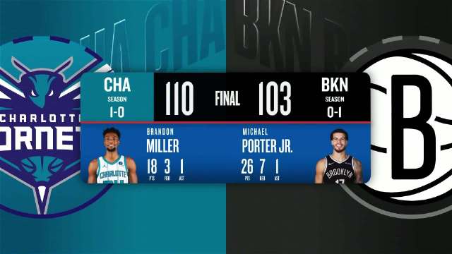 2026年10月22日NBA常规赛 黄蜂 - 篮网 全场录像
