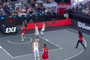 外号埃及篮球女皇？索拉娅裹着头巾打FIBA三人篮球赛这么厉害！