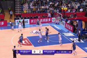 这护框能力相当可以！杨瀚森开场就连送对手两记大帽