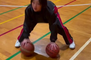 日本小女生的运球什么水平？