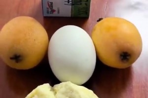 久违的战神！刘玉栋发布自己早餐图：莆田的早餐，牛奶，红薯馒头，一个鸭蛋，两个枇杷