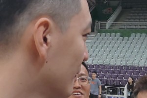 记者：辽宁男篮总决赛目标是？ 杨鸣：你说呢！？
