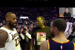 徐静雨：格林站C位，还以为詹库左右护法呢！格林就像小丑巴基！