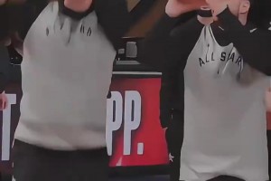 这俩有点太暧昧了！约基奇和东契奇的“幼稚园”时刻！