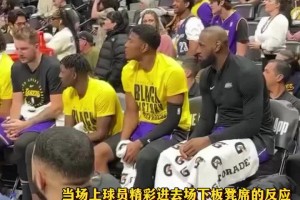 我湖这氛围也太好了！当场上队友精彩表现时，湖人板凳席的反应…