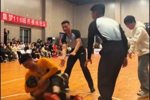 你怎么看？大N郭凌川野球场抱摔锁喉牛教练