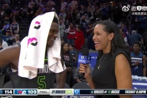 爱德华兹谈制胜三分&赛季300个三分：这都是训练场上千锤百炼