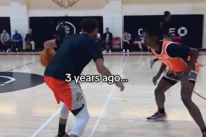 三年前阿门参加库里训练营 如今师徒两人将在NBA季后赛碰面
