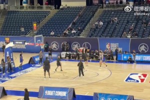 杨瀚森联合试训表现：持球投篮30中15，定点投篮25中14