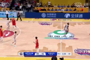 追平！胡金秋打板三分命中，最后时刻广厦男篮追平！