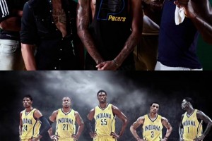 当年乔治带领平民五虎止步东决，如今步行者已经一只脚踏进总决赛