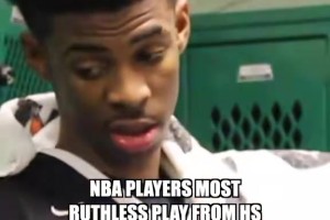 谁高中时期最有巨星相？NBA球员在高中的最佳进球！