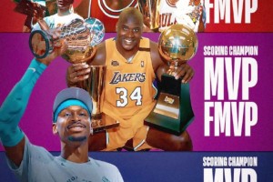 单赛季包揽MVP+得分王+FMVP？历史仅有两人做到，亚历山大会成为第3个吗？