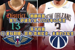 普尔重回西部！鹈鹕用CJ、奥利尼克等从奇才换来普尔、萨迪克贝