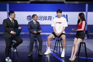 此前美娜采访杨瀚森：平时喜欢打游戏 关注东契奇约基奇申京较多