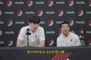 俺也一样！除了打球之外都喜欢干嘛？杨瀚森：吃饭睡觉打游戏！