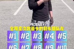 你能说出几个勒布朗生涯全明星次数最多的队友...