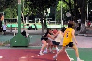 好家伙，这几个丫头还真欢实