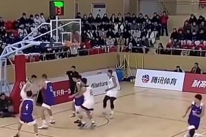 真认不太出来！杨瀚森高中是这样打球的，天赋展现得淋漓尽致