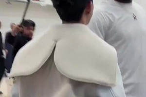 迷弟时刻！王鹤棣见到偶像詹姆斯，这眼里真的全是光！