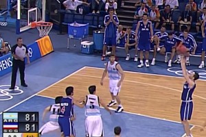 3.8秒落后1分又如何！妖刀全场奔袭上演奥运会难得的压哨绝杀