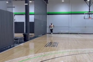 一人卡死勇士休赛期操作！库明加晒出自己休赛期训练片段