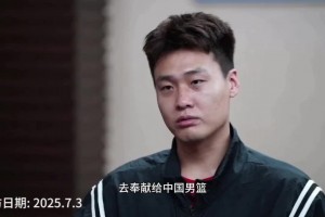 中国队长！赵睿：我有义务奉献给中国男篮 亚洲杯目标就是拿牌！
