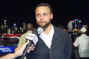 从CCTV5到CCTV1！库里接受央视采访 肯定重庆十年变化