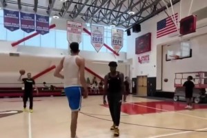 升级技能包！切特最新训练视频，苦练干拔三分！