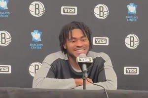 此前崔永熙的篮网队友小托马斯：小崔主动示意要拉开单打，我们都疯了