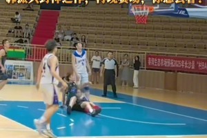会被打！一位叫郭振兴的篮球爱好者 封神之作各种暗肘恶意肘击