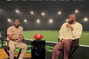 老搭档了！詹姆斯和凯文哈特的最新广告！