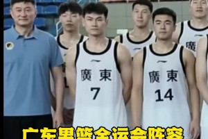 广东男篮全运会阵容大合照来了 厚度有点深啊！！