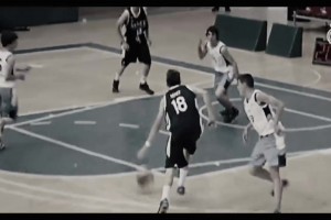 14岁的东契奇是这么打球的！非常飘逸，还能嘎嘎空接！