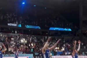 战吼起！芬兰淘汰塞尔维亚后和现场球迷疯狂互动庆祝