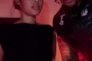 乌布雷与女友拍转场变装视频，这是真正的郎才女貌