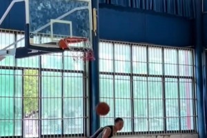 真瘦啊！手长脚长！国产文班亚马秀战服隔扣