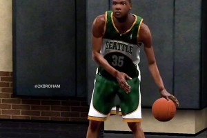 盘点杜兰特在历代NBA 2K里投篮画面！2K14开始转折点！