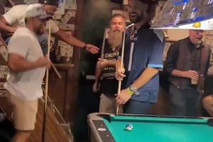 克莱这台球水平，看着有点东西