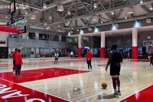 视觉享受！看哈登投篮训练，进入节奏聆听篮球刷网的声音！