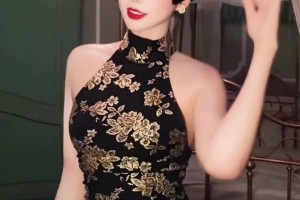 这大体格子！美女主播小太阳一身旗袍穿搭跳手势舞~